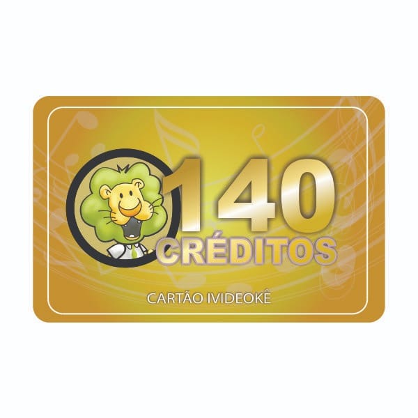 CARTÃO PRÉ PAGO 140 CRÉDITOS | Videoke